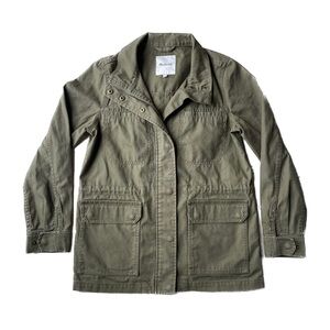 Madewell Green Utility Jacket with Classic Military Style